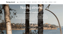 Desktop Screenshot of nackastrand.se